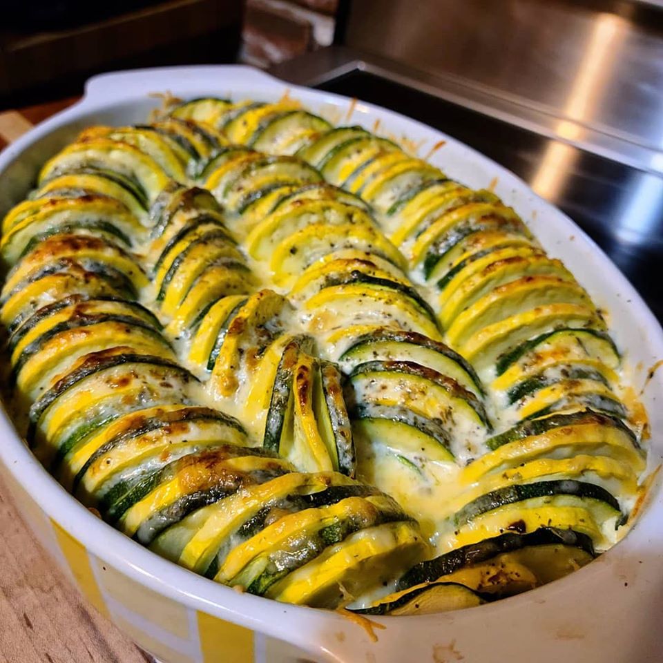 Cheesy Zucchini Bake - Gardners Wisconsin Cheese and Sausage