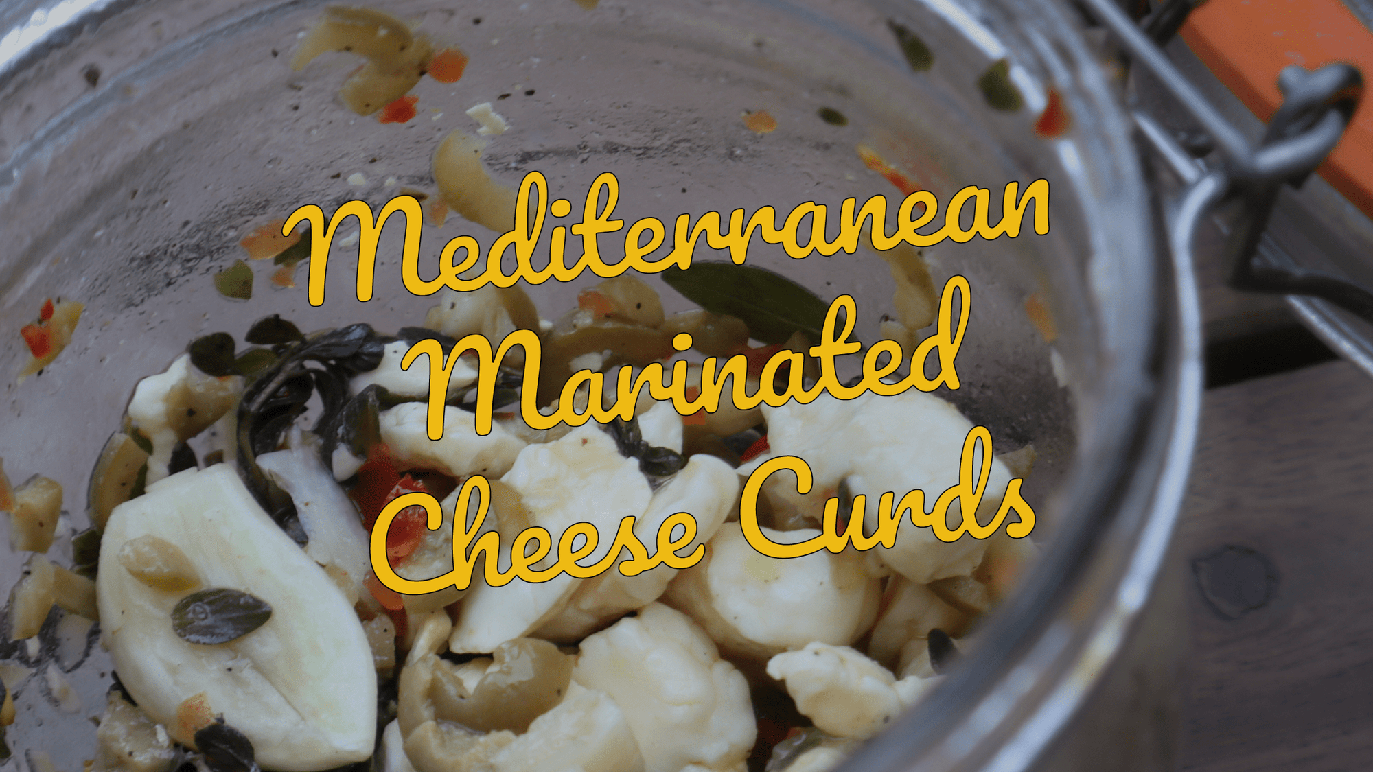 Mediterranean Marinated Cheese Curds - Gardners Wisconsin Cheese and Sausage
