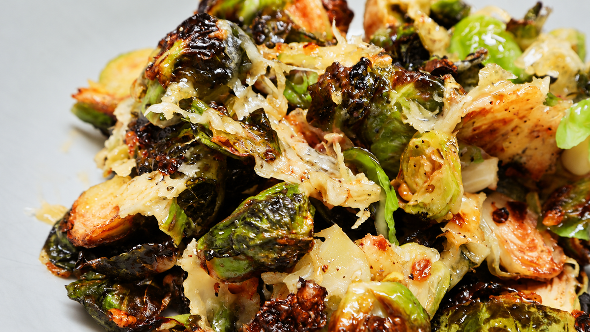 Parmesan Hot Honey Brussels Sprouts - Gardners Wisconsin Cheese and Sausage