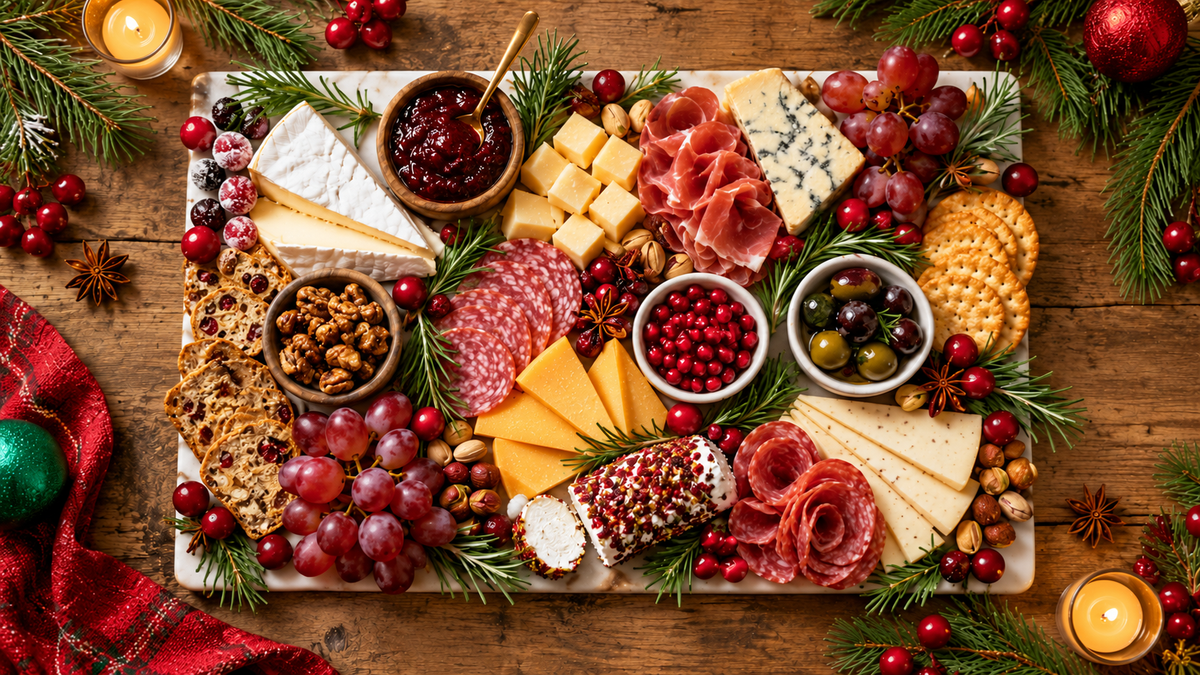 Christmas Charcuterie Board Ideas: Merry, Bright & Gone Before the Second Carol - Gardners Wisconsin Cheese and Sausage