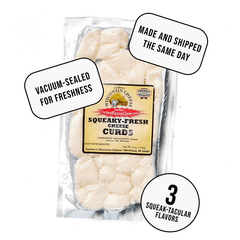 Cheese Curds (Squeaky Cheese) - Gardners Wisconsin Cheese and Sausage