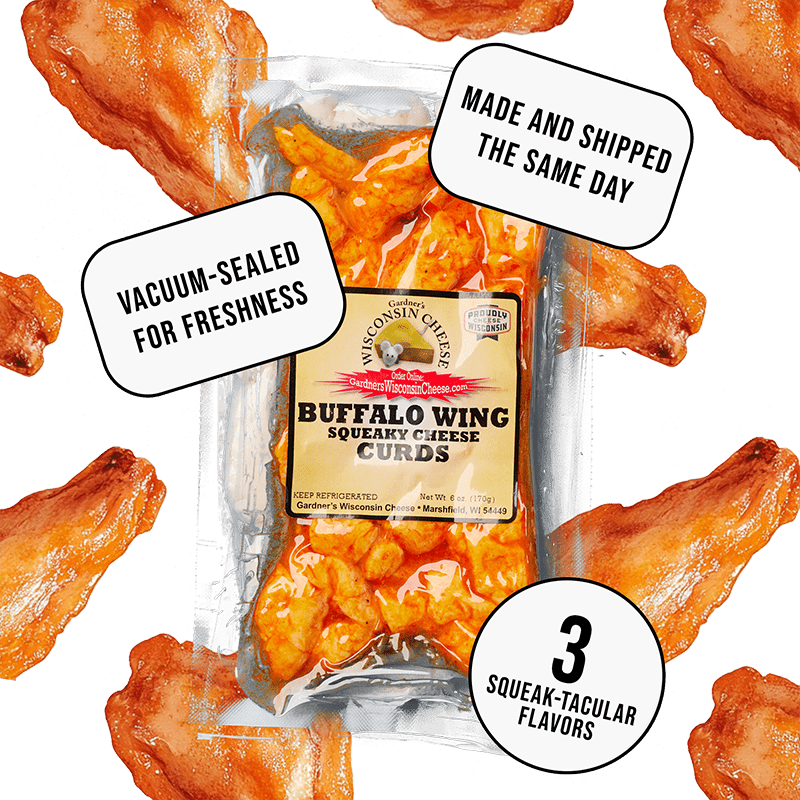Buffalo Wing Cheese Curds *LIMITED EDITION* - Gardners Wisconsin Cheese and Sausage