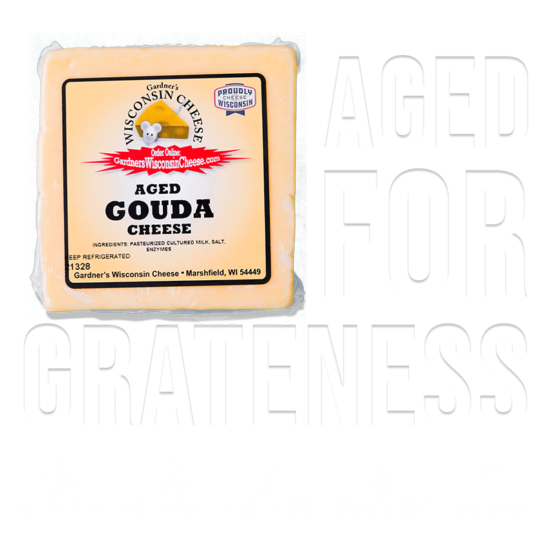 Aged Gouda - Gardners Wisconsin Cheese and Sausage