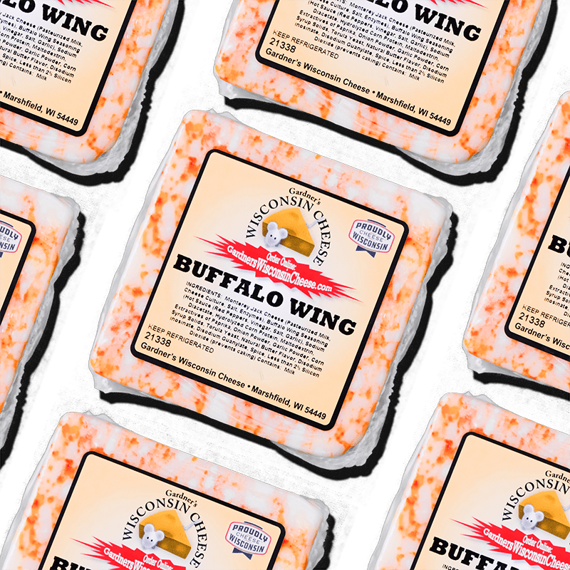 Buffalo Wing Cheese - Gardners Wisconsin Cheese and Sausage