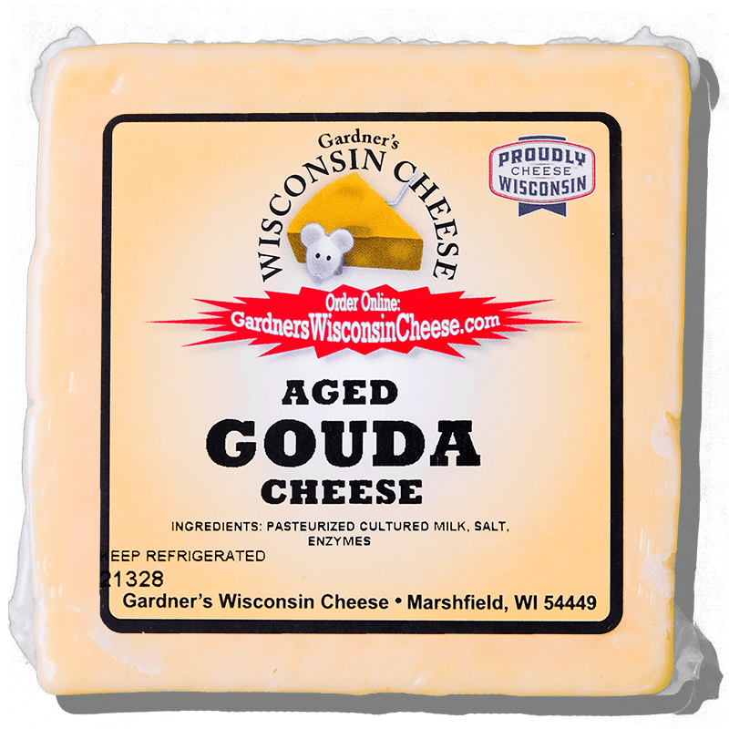 Free Aged Gouda - Gardners Wisconsin Cheese and Sausage
