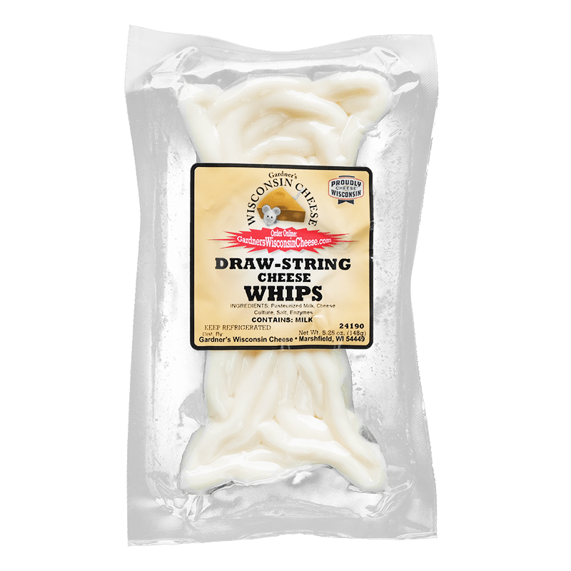 Draw - String - Cheese Whips - Gardners Wisconsin Cheese and Sausage