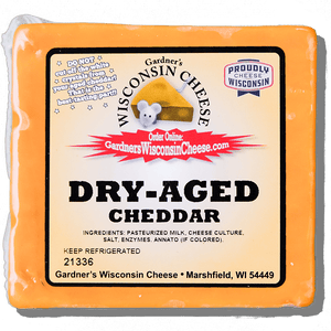 Dry Aged Cheddar - Gardners Wisconsin Cheese and Sausage