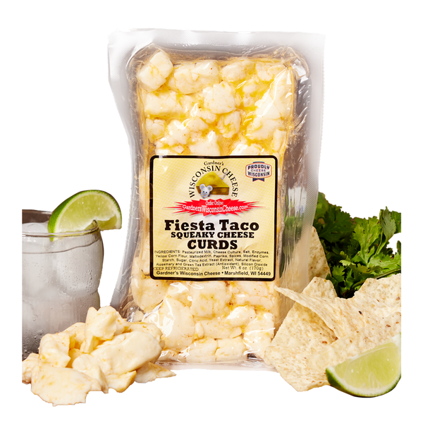 Fiesta Taco Flavored Cheese Curds *LIMITED EDITION* - Gardners Wisconsin Cheese and Sausage