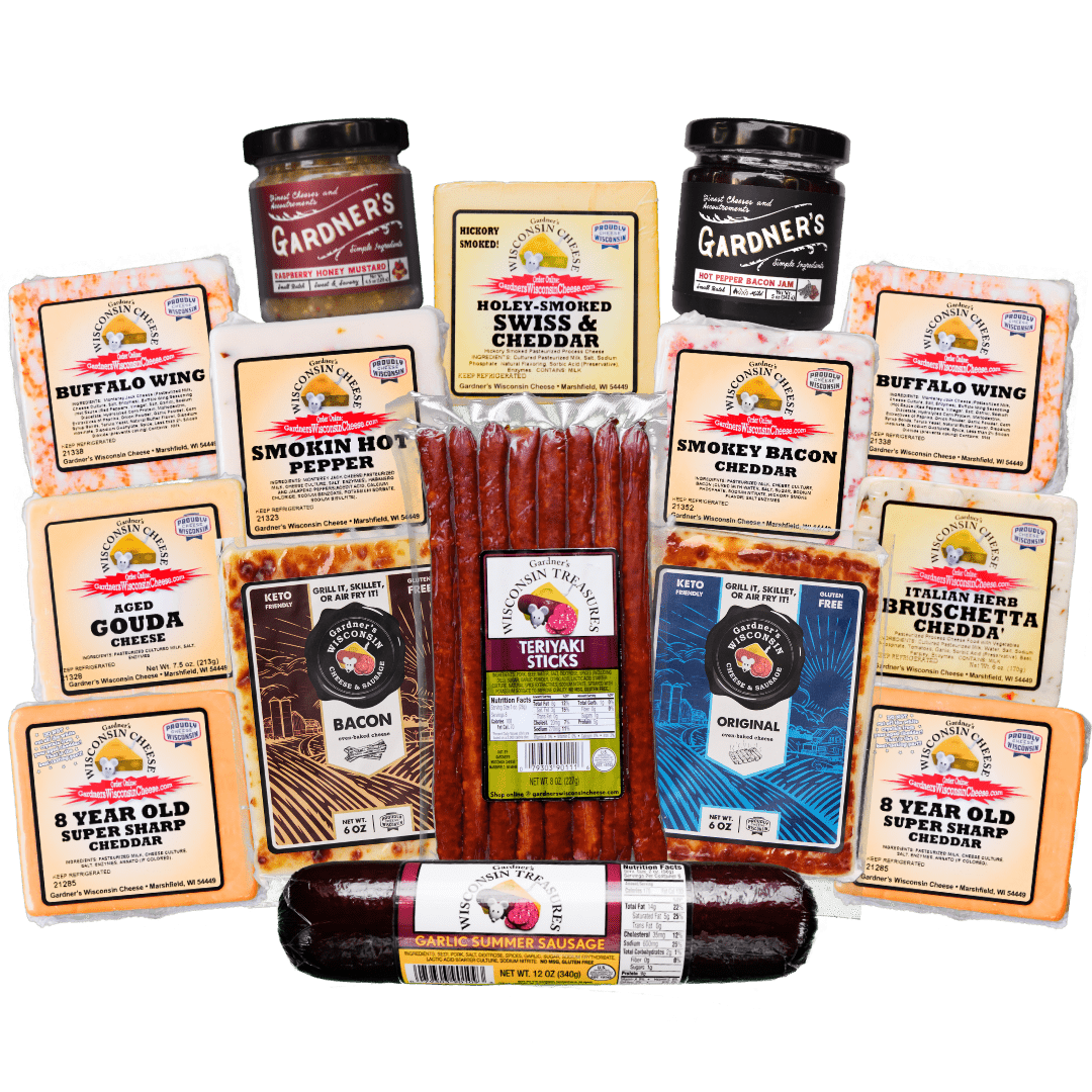 Mother's Day Deluxe Package - Gardners Wisconsin Cheese and Sausage