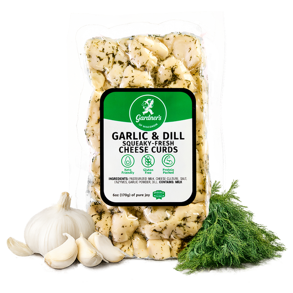 Garlic & Dill Flavored Cheese Curds - Gardners Wisconsin Cheese and Sausage