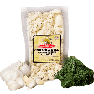 Garlic & Dill Flavored Cheese Curds - Gardners Wisconsin Cheese and Sausage