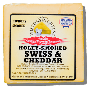 Holey - Smoked Swiss & Cheddar *NEW* - Gardners Wisconsin Cheese and Sausage