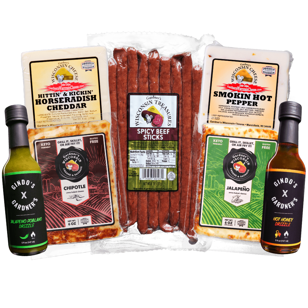 The Hot - Stuff Package - Gardners Wisconsin Cheese and Sausage