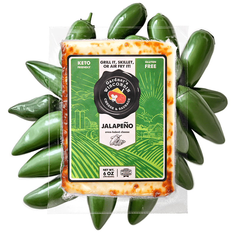 Jalapeno Oven - Baked Cheese - Gardners Wisconsin Cheese and Sausage
