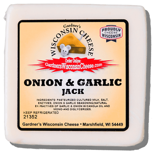 Onion & Garlic Jack - Gardners Wisconsin Cheese and Sausage