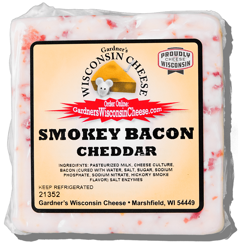 Smokey Bacon Cheddar - Gardners Wisconsin Cheese and Sausage