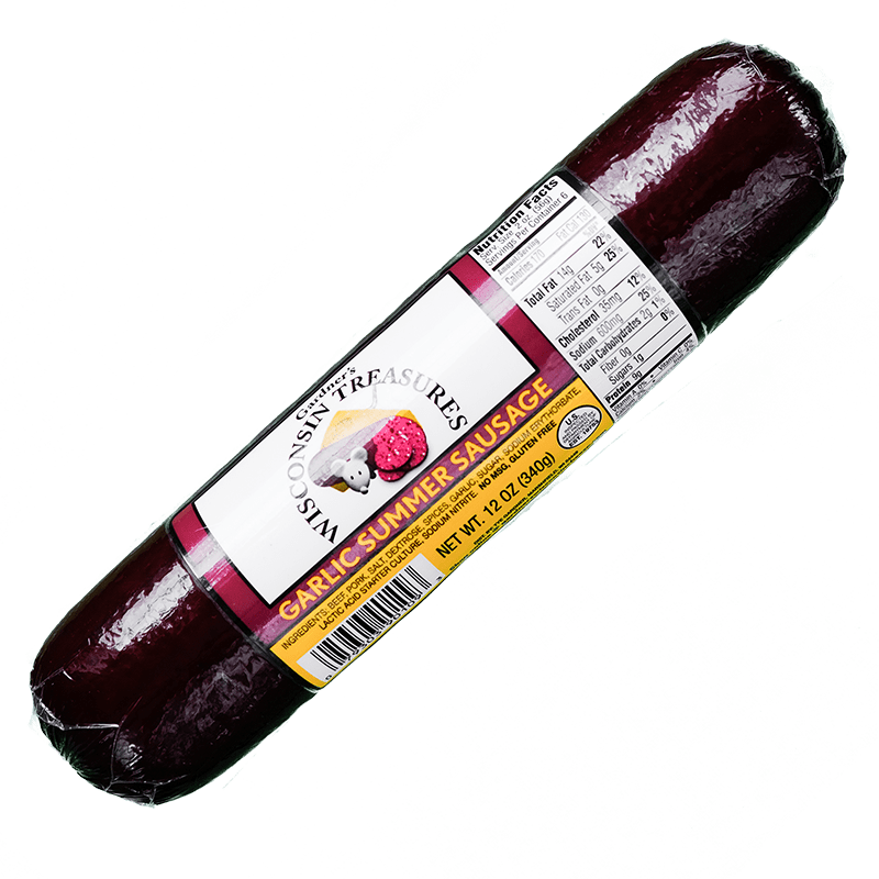 Garlic Summer Sausage - Gardners Wisconsin Cheese and Sausage