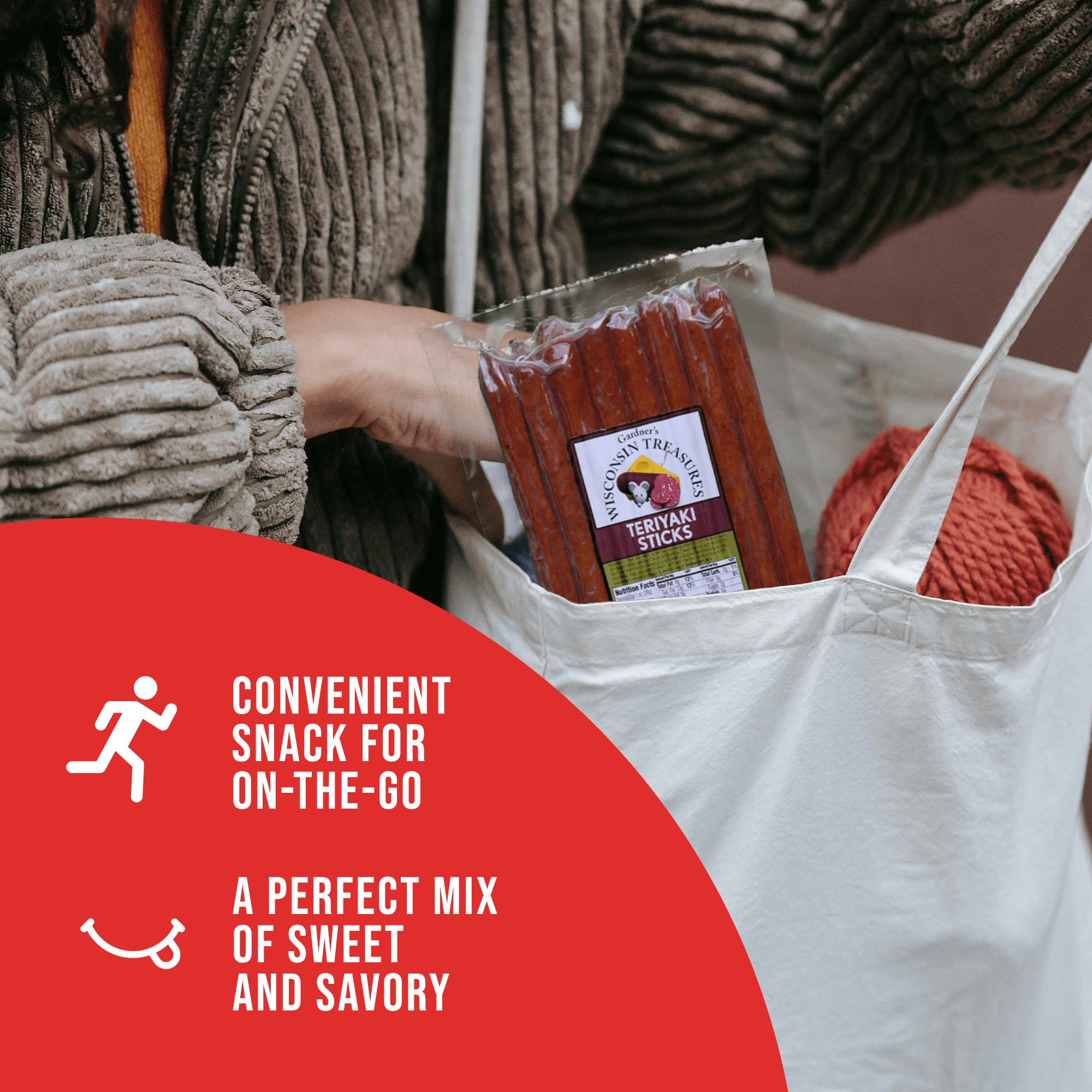 Teriyaki Snack Sticks - Gardners Wisconsin Cheese and Sausage