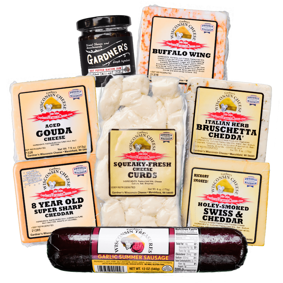 The Charcuterie Essentials Bundle - Gardners Wisconsin Cheese and Sausage