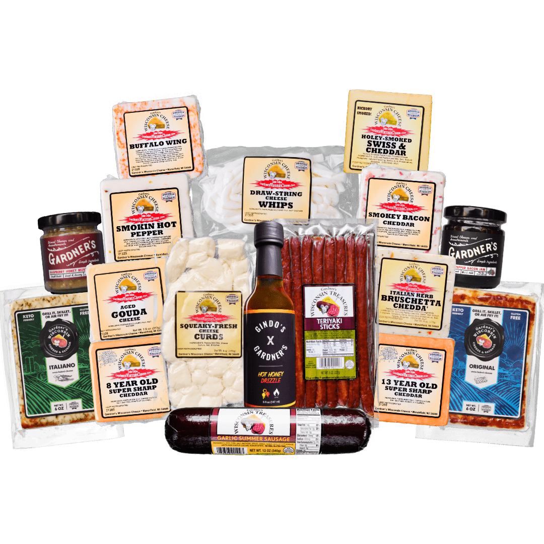 The Wisconsin Party Pack *NEW* - Gardners Wisconsin Cheese and Sausage