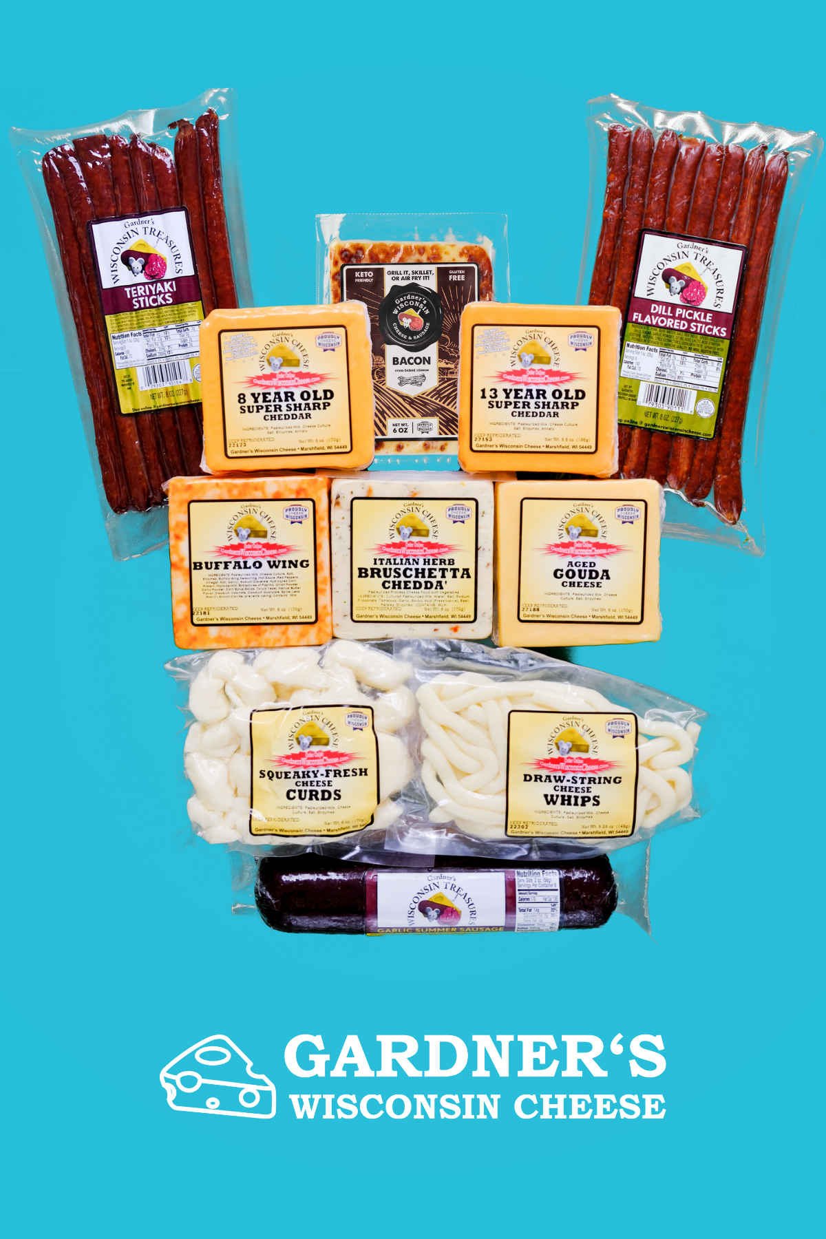 ULTIMATE Wisconsin Cheese and Sausage Package