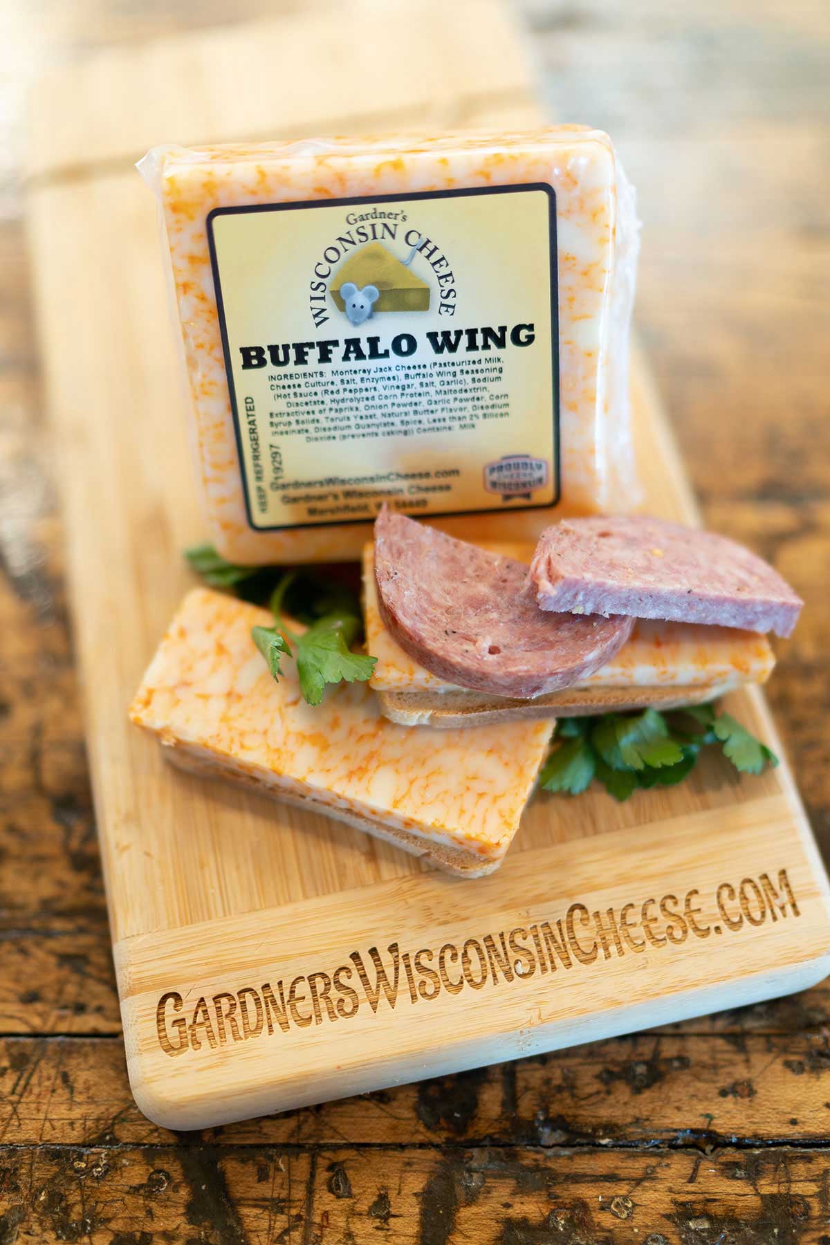 Buffalo Wing Cheese - Gardners Wisconsin Cheese and Sausage