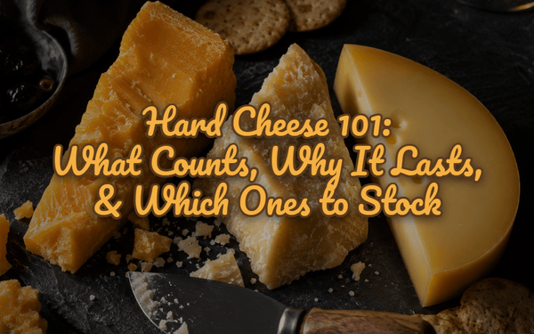 Hard Cheese 101: What Counts, Why It Lasts, &amp; Which Ones to Stock - Gardners Wisconsin Cheese and Sausage