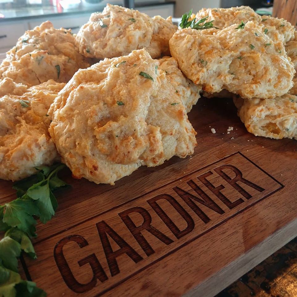 8-Year-Old Super Sharp Cheddar Bomb Biscuits - Gardners Wisconsin Cheese and Sausage
