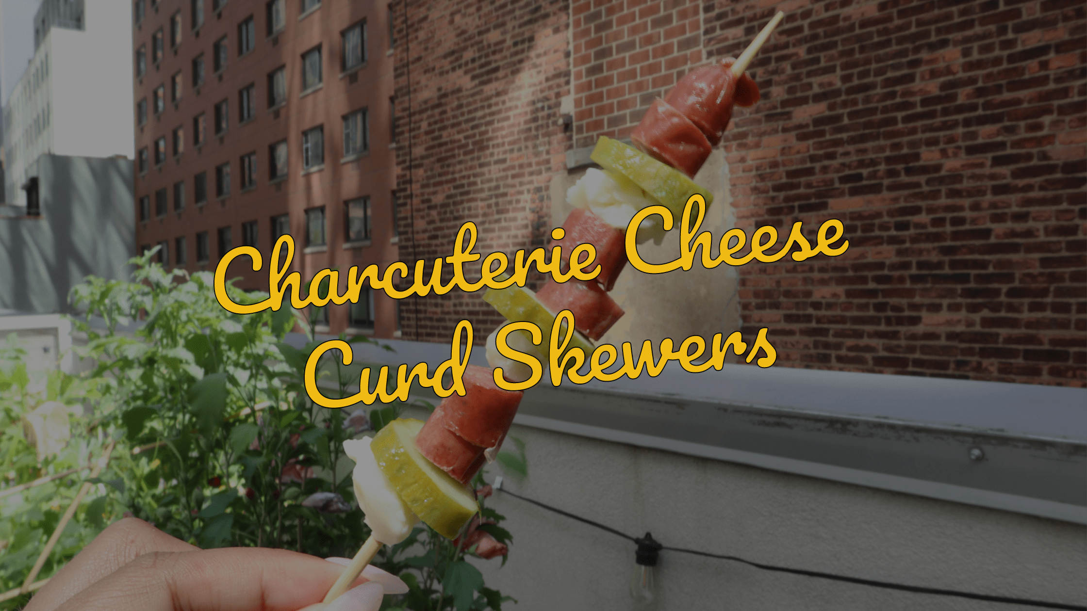 Charcuterie Cheese Curd Skewers - Gardners Wisconsin Cheese and Sausage