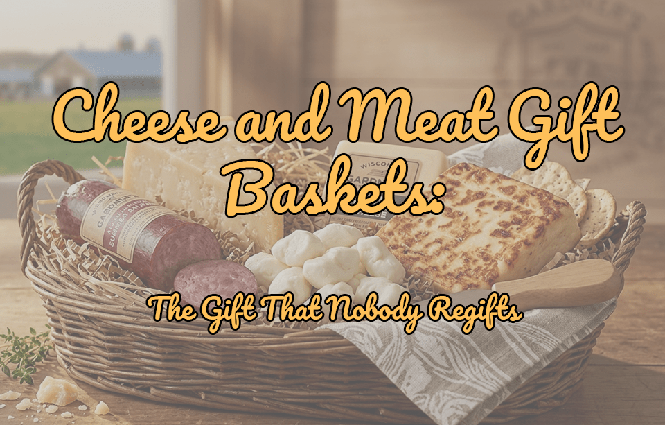 Cheese and Meat Gift Baskets: The Gift That Nobody Regifts - Gardners Wisconsin Cheese and Sausage