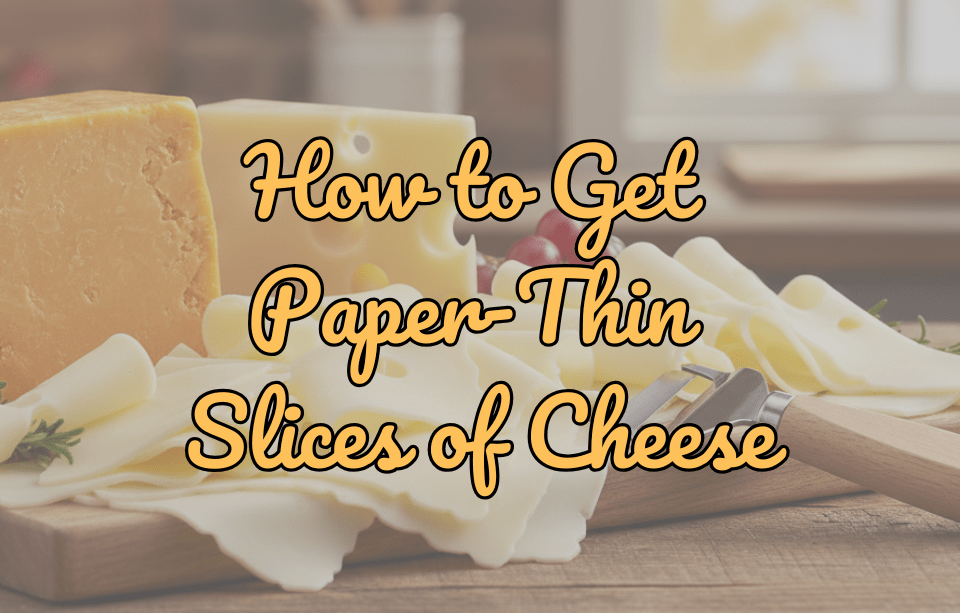 Ultra Thin Cheese Slicer: How to Get Paper-Thin Slices for Your Favorite Wisconsin Cheeses - Gardners Wisconsin Cheese and Sausage