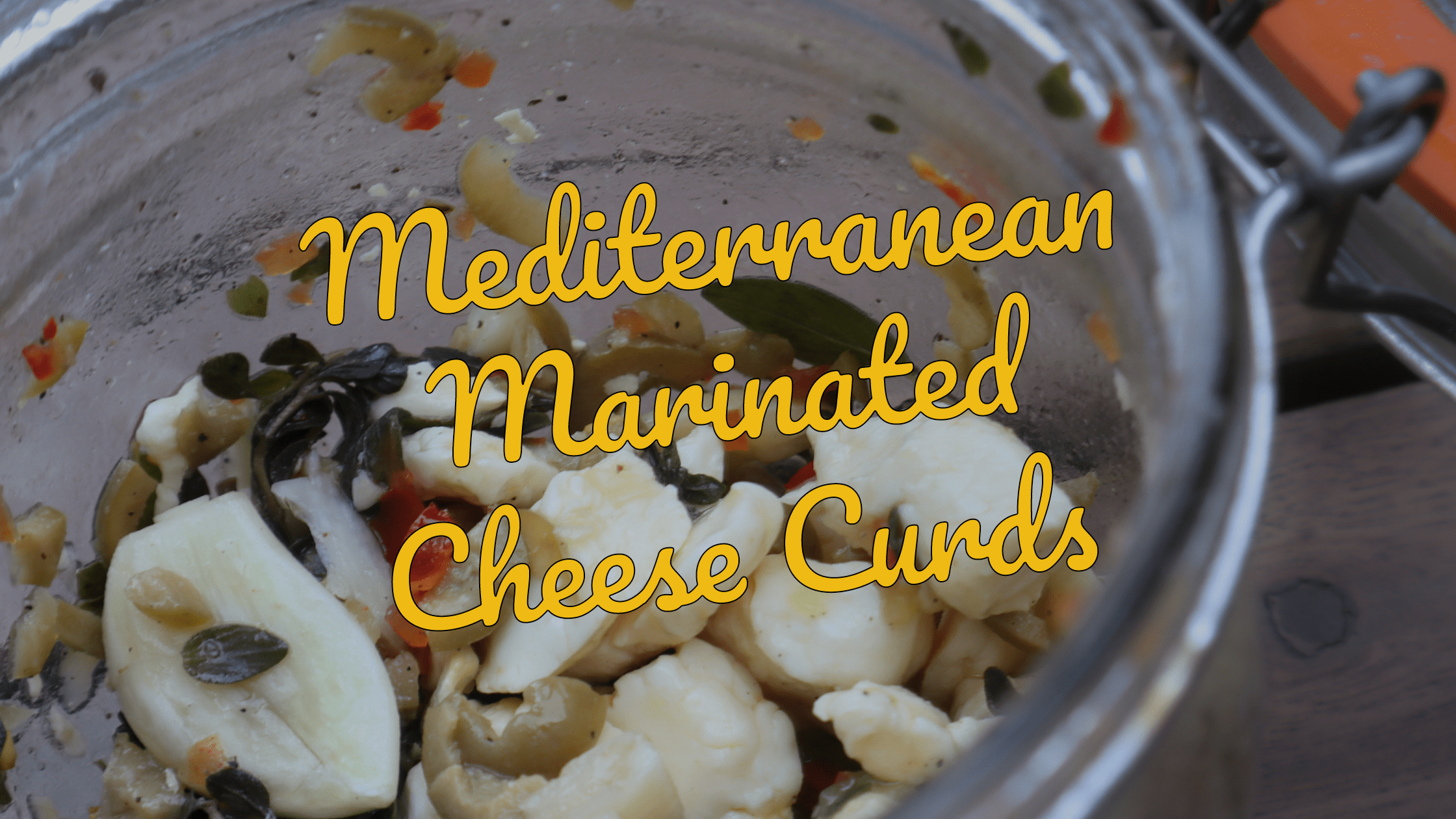 Mediterranean Marinated Cheese Curds - Gardners Wisconsin Cheese and Sausage