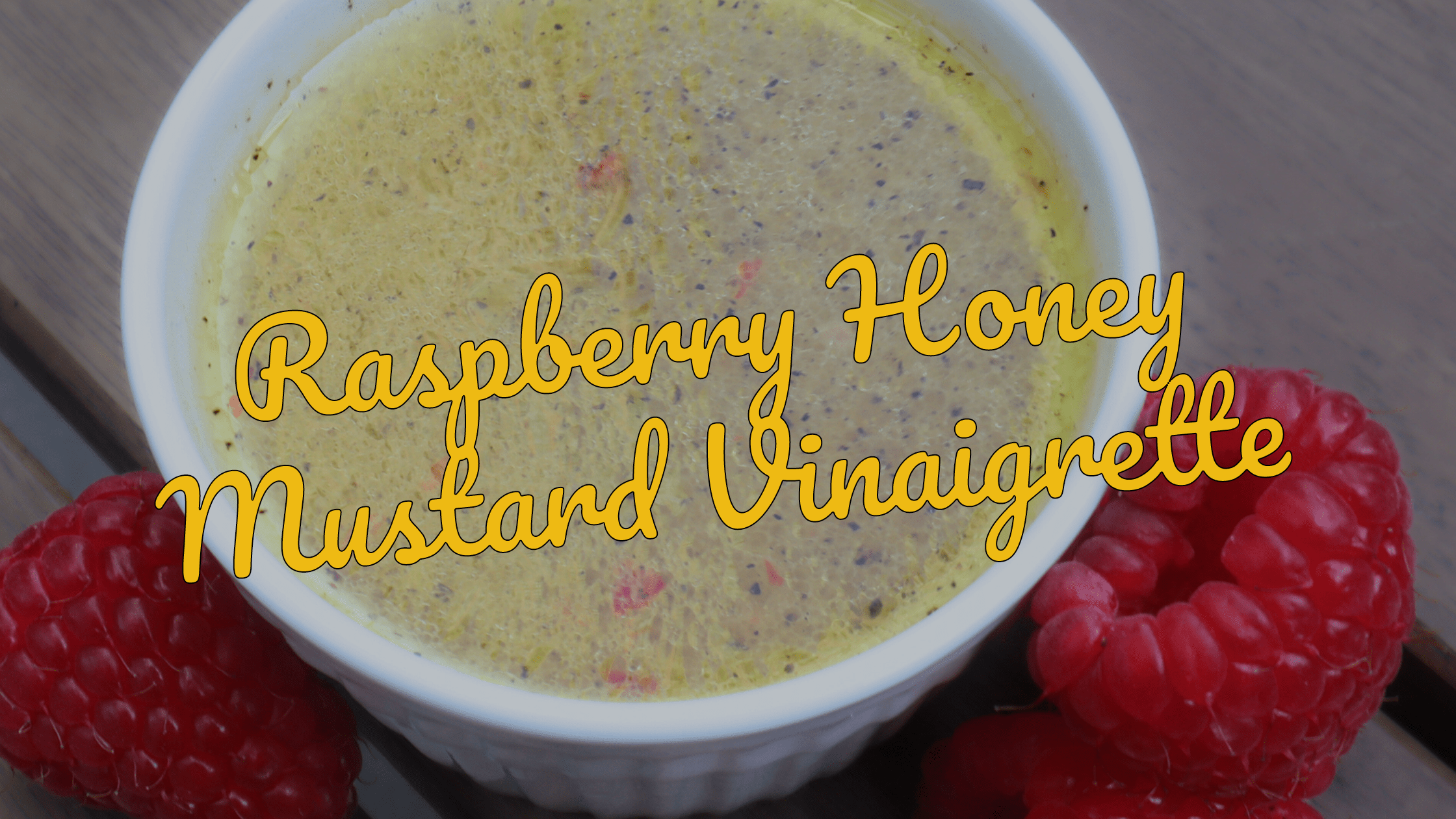 Raspberry Honey Mustard Vinaigrette - Gardners Wisconsin Cheese and Sausage