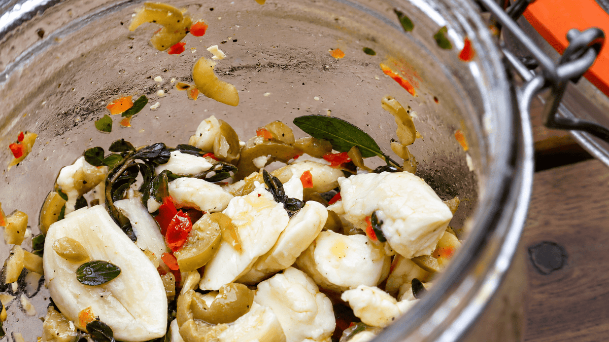 Mediterranean Marinated Cheese Curds - Gardners Wisconsin Cheese and Sausage