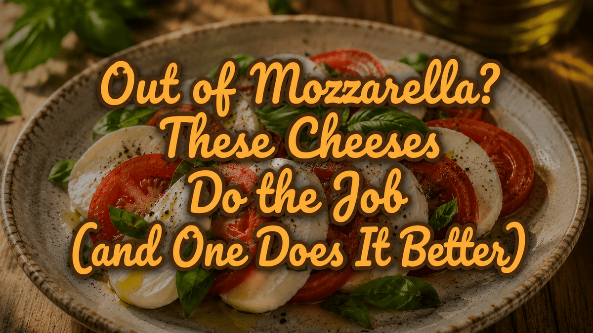 Out of Mozzarella? These Cheeses Do the Job (and One Does It Better) - Gardners Wisconsin Cheese and Sausage