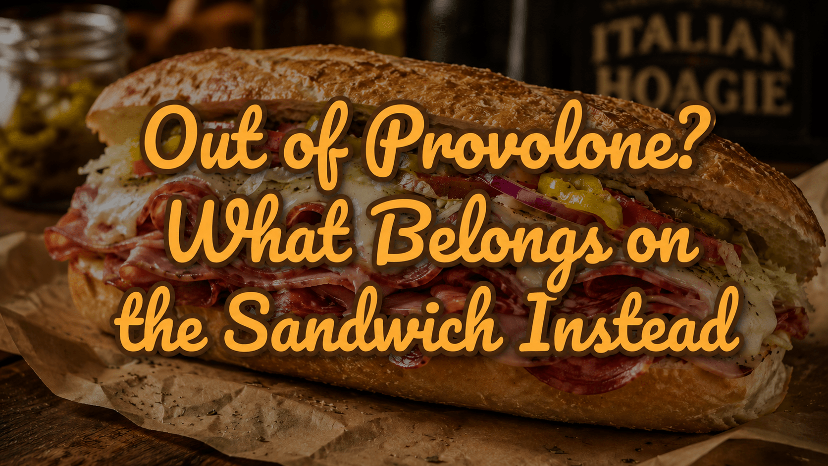 Out of Provolone? Here's What Belongs on the Sandwich Instead - Gardners Wisconsin Cheese and Sausage