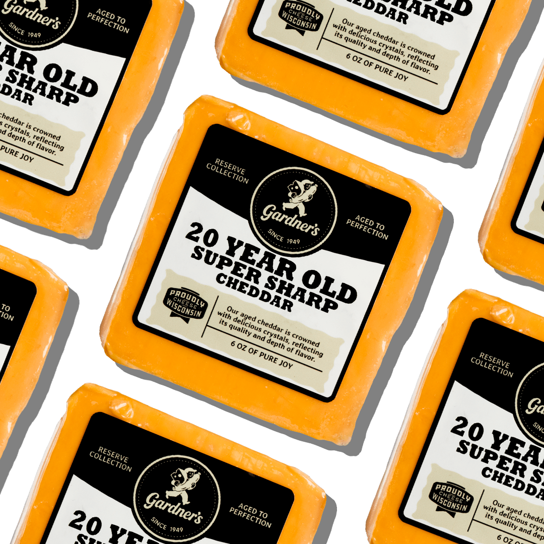 20-Year-Old Super-Sharp Cheddar | Gardners Wisconsin Cheese 20-Year-Old Super-Sharp Cheddar | Gardners Wisconsin Cheese