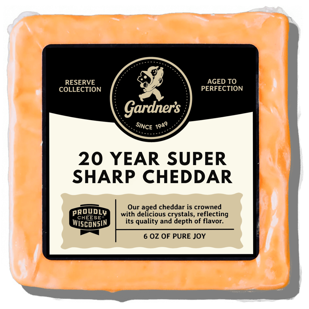 20 - Year - Old Super - Sharp Cheddar *LIMITED EDITION* - Gardners Wisconsin Cheese and Sausage
