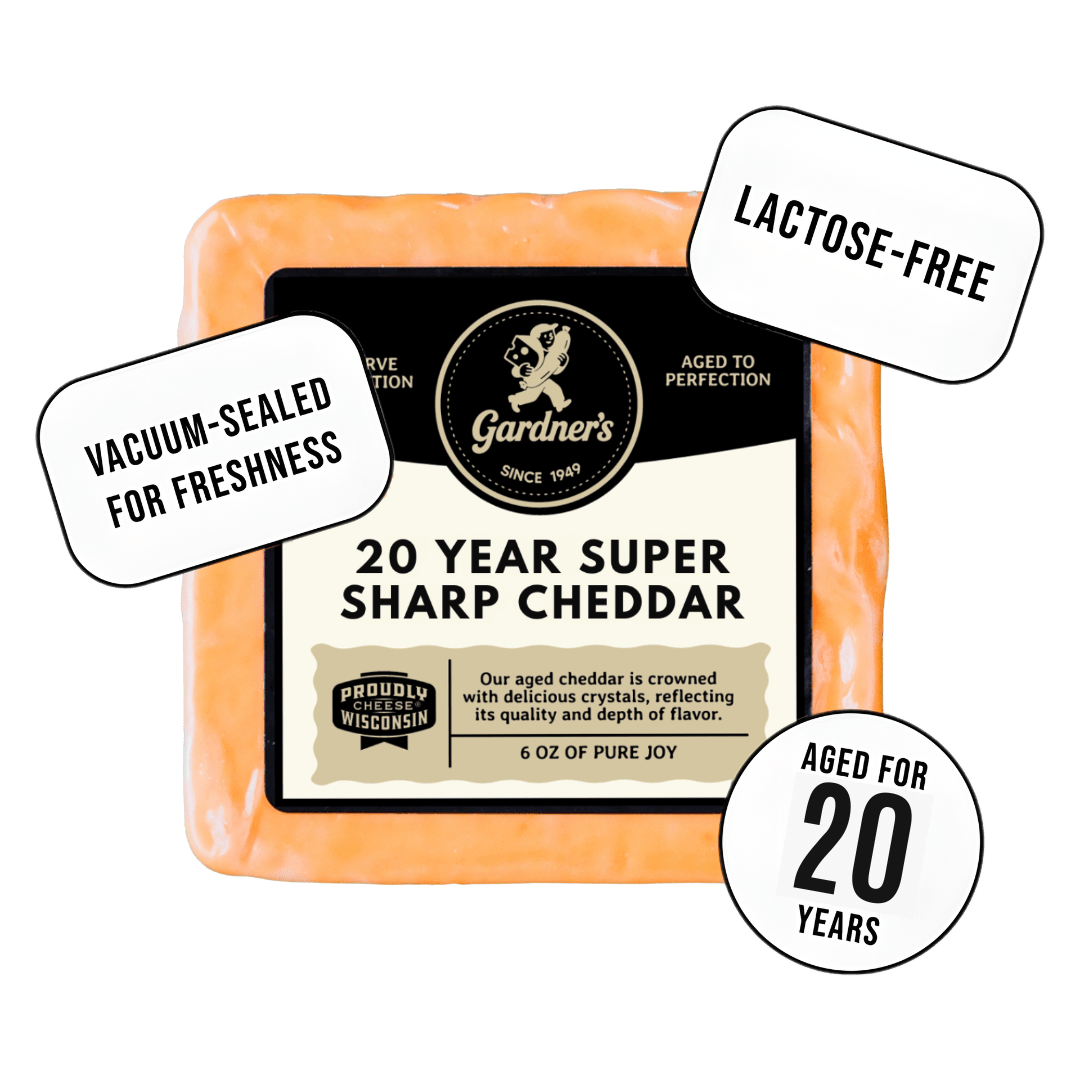20 - Year - Old Super - Sharp Cheddar *LIMITED EDITION* - Gardners Wisconsin Cheese and Sausage