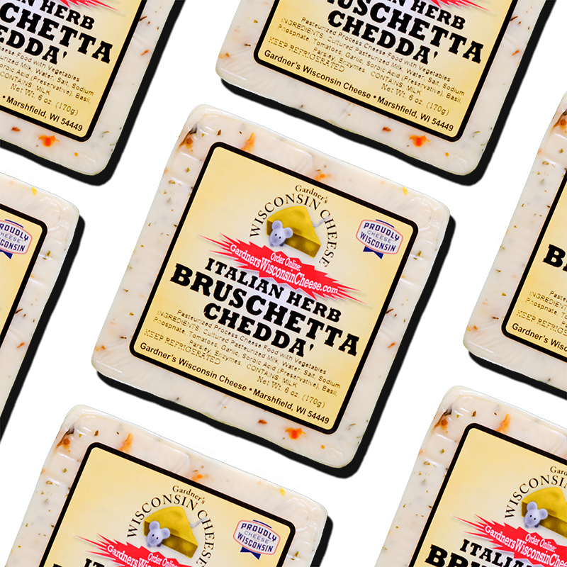 Free Italian Herb Bruschetta Cheddar *NEW* - Gardners Wisconsin Cheese and Sausage