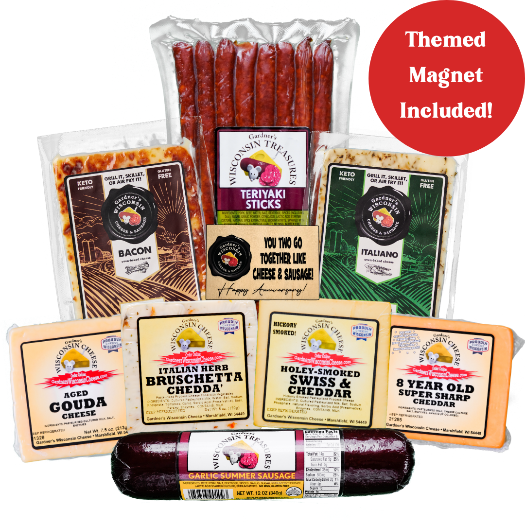 Valentines Day Package - Gardners Wisconsin Cheese and Sausage