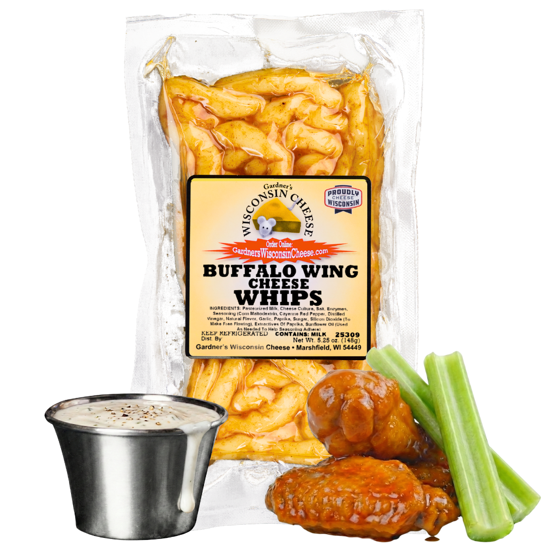 Buffalo Wing Cheese Whips *LIMITED EDITION* - Gardners Wisconsin Cheese and Sausage