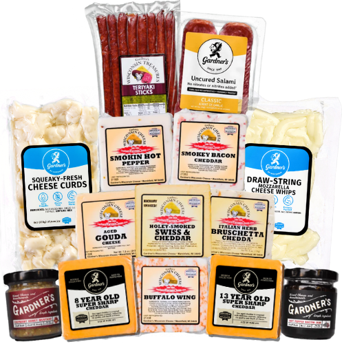 The Charcuterie Deluxe Bundle *NEW* - Gardners Wisconsin Cheese and Sausage