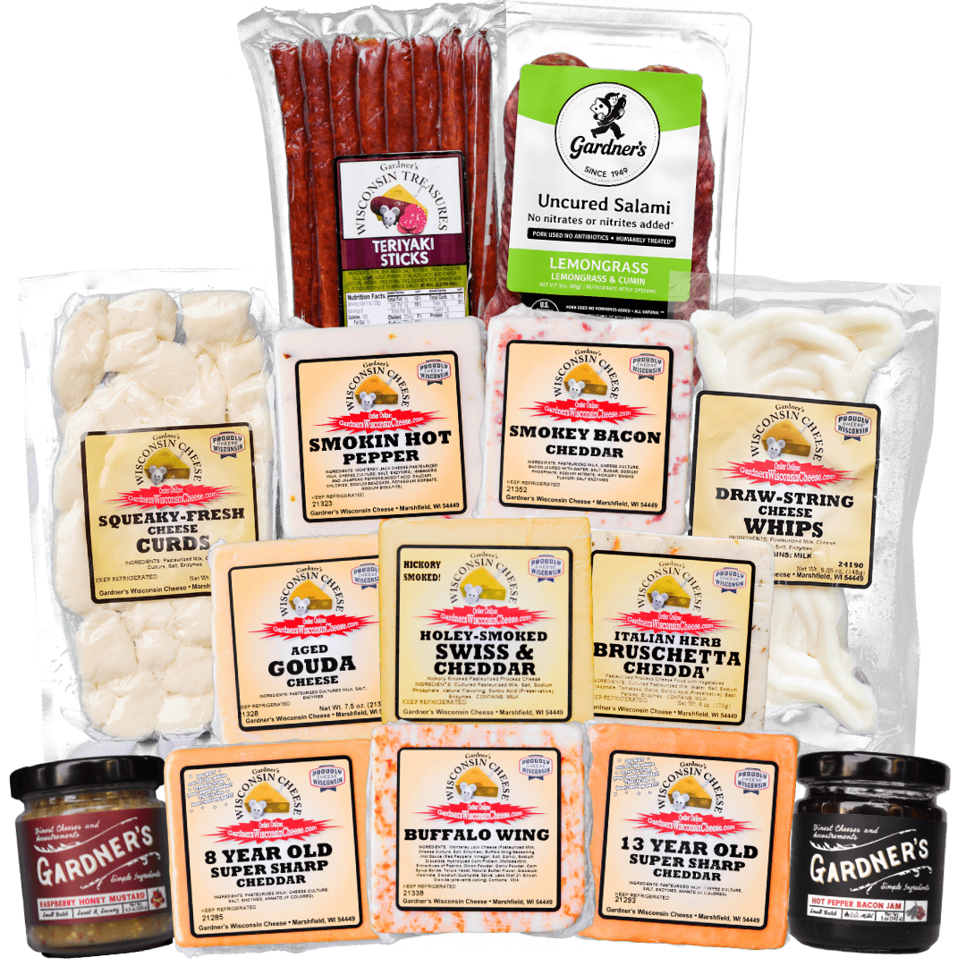 The Charcuterie Deluxe Bundle *NEW* - Gardners Wisconsin Cheese and Sausage