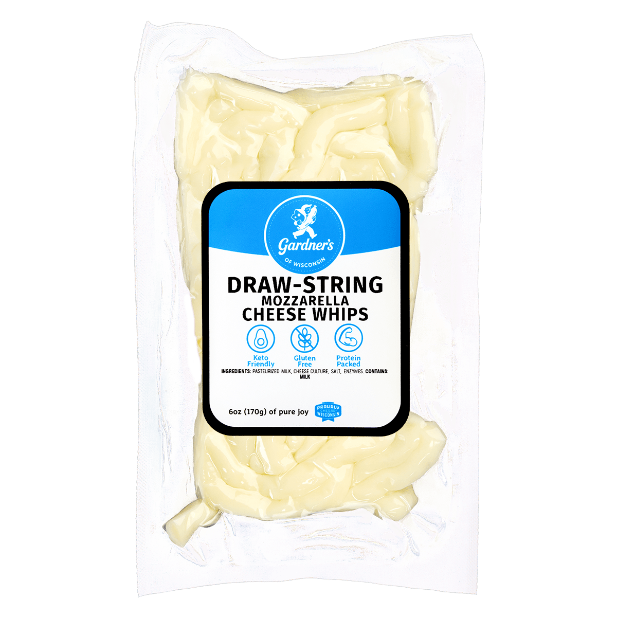 Draw-String-Cheese Whips - Gardners Wisconsin Cheese and Sausage
