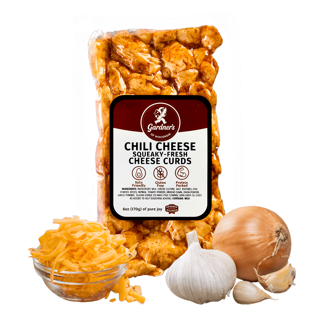 Chili Cheese Squeaky Curds - Gardners Wisconsin Cheese and Sausage