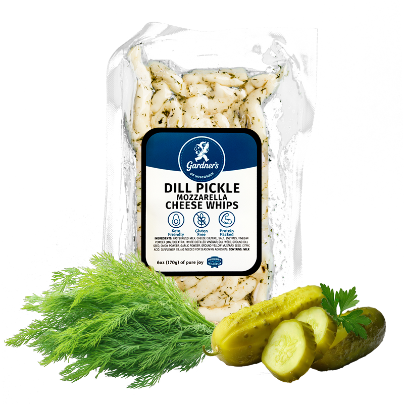 Dill Pickle Cheese Whips *LIMITED EDITION* - Gardners Wisconsin Cheese and Sausage