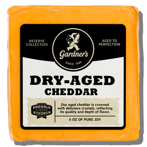 Dry Aged Cheddar - Gardners Wisconsin Cheese and Sausage