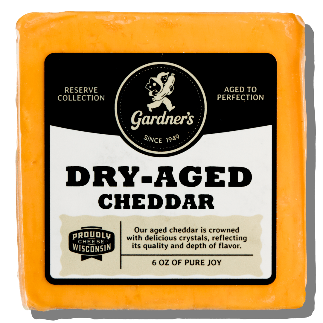 Dry Aged Cheddar - Gardners Wisconsin Cheese and Sausage