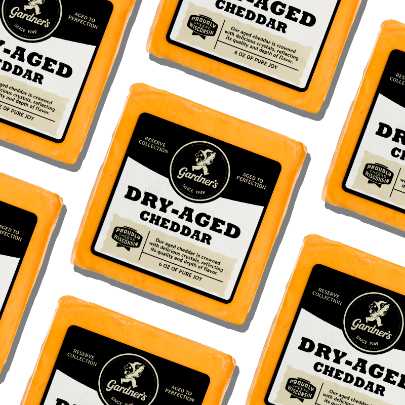 Dry Aged Cheddar - Gardners Wisconsin Cheese and Sausage